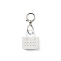 Tiny Tote Keychain - For Shore White